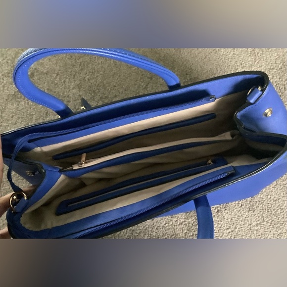 Blue Women’s Bag with Blue Wristlet Wallet - Picture 4 of 7